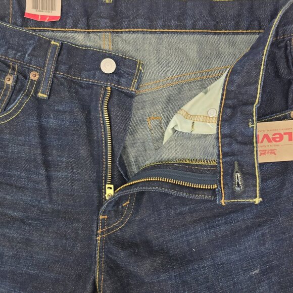 Levi’s 527 Slim Bootcut Jeans Men’s 34x34 Denim Indigo Blue Dark Wash NEW Tags - Picture 5 of 6